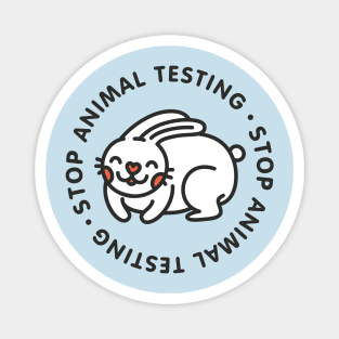 Stop animal testing Magnet